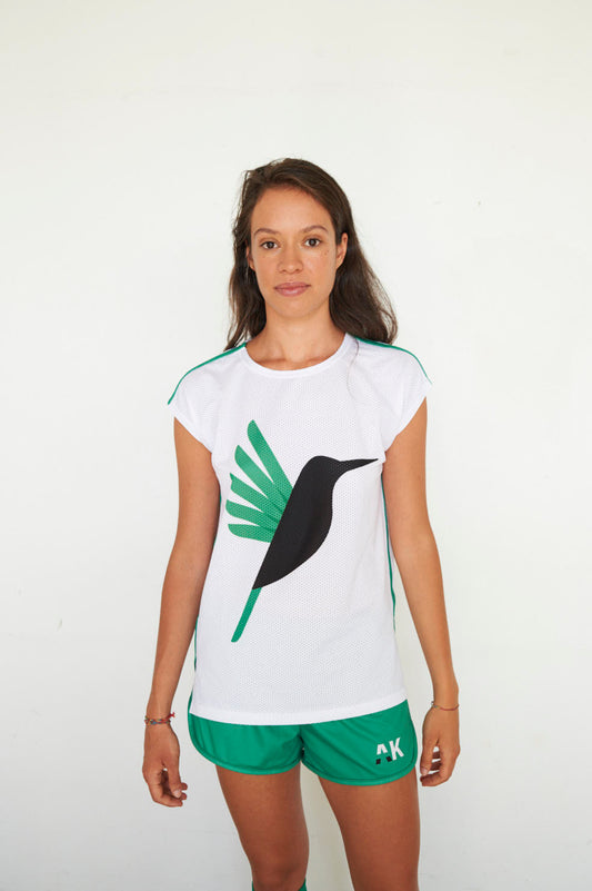 Chasuble Alice - Colibri Noir et Vert