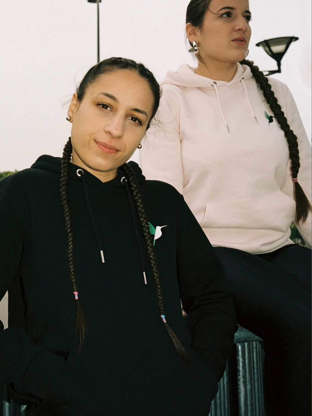 Hoodie brodé unisexe