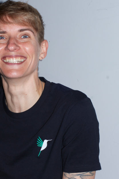 T-shirt brodé unisexe