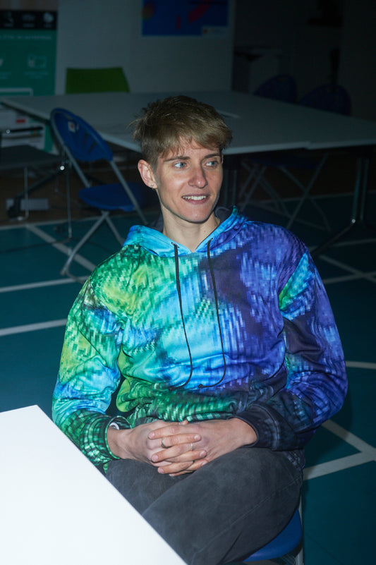 Hoodie pixel unisexe
