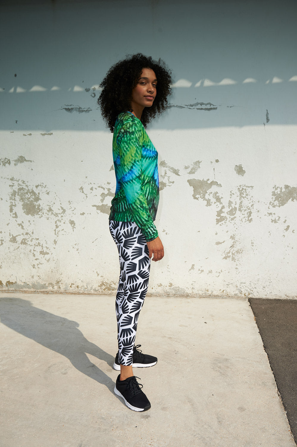 Maillot Gigi - Pixel Bleu & Vert