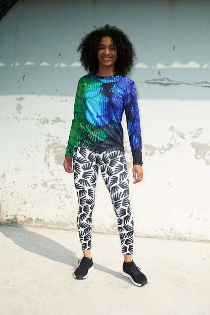 Maillot Gigi - Pixel Bleu & Vert