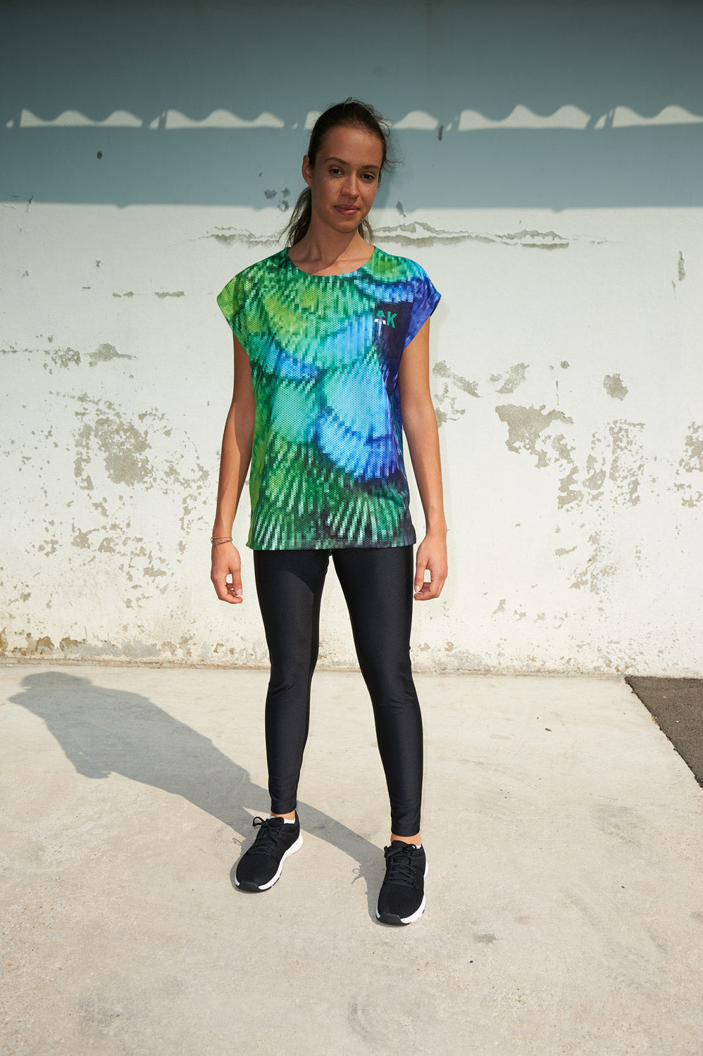 Chasuble Alice - Pixel Bleu & Vert
