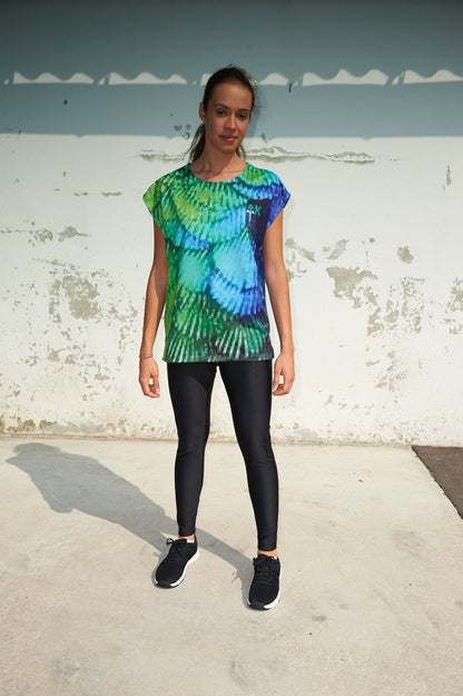 Chasuble Alice - Pixel Bleu & Vert