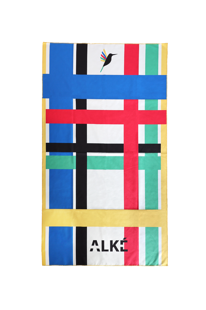 Grande serviette de plage - microfibre - ALKÉ